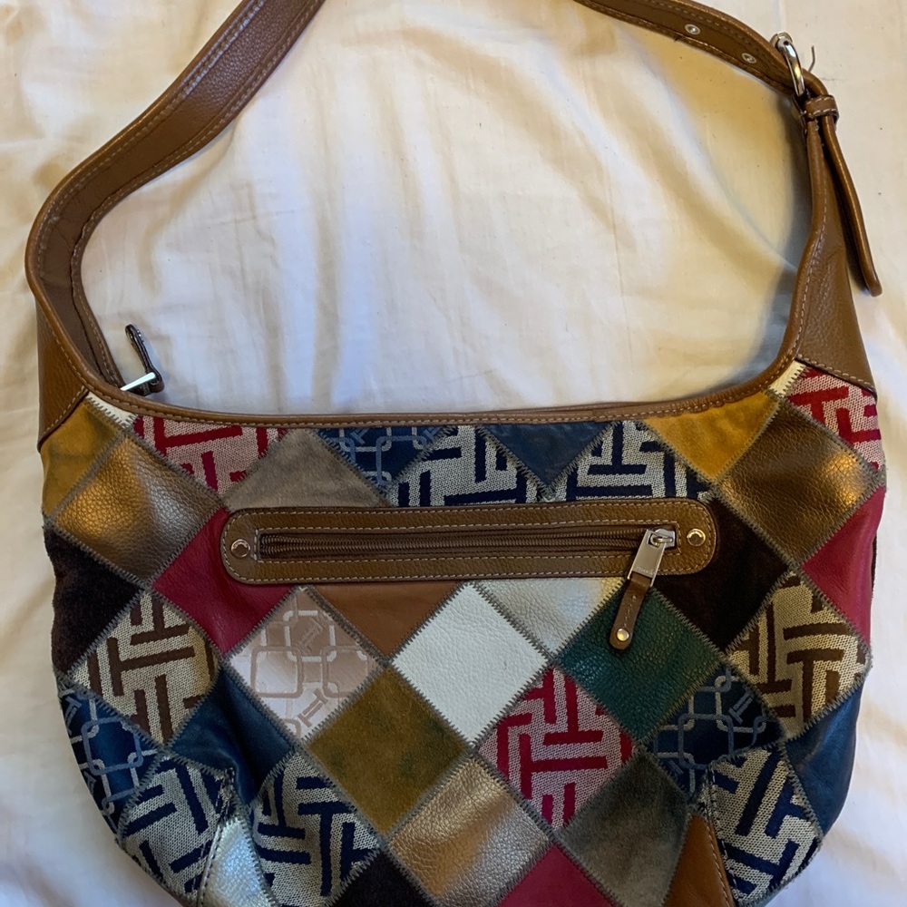Tignanello Multicolor Patchwork Style Handbag - image 2